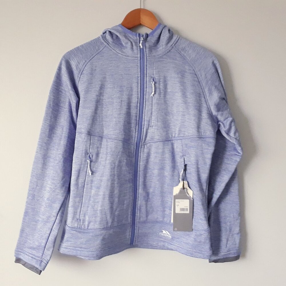 NWT Trespass L Airtrap Performance Fleece Hoodie